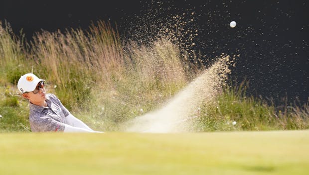 CROMVOIRT, THE NETHERLANDS - MAY 28 : Jazz Janewattananond of Thailand in action during day 4 at the KLM Open 2023 at Bernardus Golf on May 28, 2023 in Cromvoirt, The Netherlands (Photo by